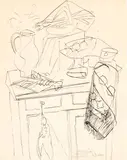 Study for "Le Buffet jaune" by Gino Severini, 1948, offered May 2026