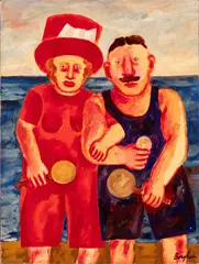Franz Borghese, A couple of bathers