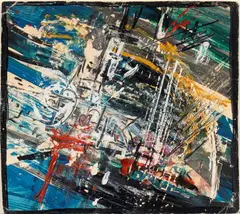 Untitiled by Emilio Vedova, Oil on paper, offered May 2026