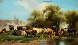Grazing herds by Consalvo Carelli, offered May 2026