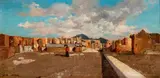 Giuseppe Laezza, Landscape with the ruins of Pompeii