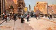 Napolitan square by Michele Cammarano, offered May 2026