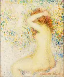 Giuseppe Cominetti, Female nude, 1921