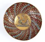 Pietro Melandri, Bowl with polychrome decoration and female figure