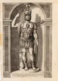 Jacob Bos, Pyrrhus, from Speculum Romanae Magnificentiae, 1562, Engraving