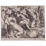 Agostino Carracci, Mercury and the Three Graces, after Jacopo Tintoretto