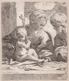 Bartolomeo Schedoni, Holy Family, Etching