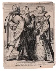 Hendrik Goltzius, Wealth-based marriage, Engraving