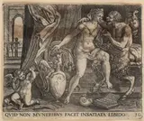 Johann Theodor de Bry, Quid Non Muneribus Facit Insatiata Libidos, Engraving