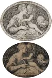Aegidius Sadeler, Madonna and Child with the Infant Saint John, after Parmigianino, Engraving