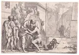 Pietro Testa, Return of the Prodigal Son, Etching