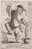 Giuseppe Maria Mitelli, FEBRARO (February), From the series of the Twelve Months. Etching