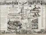 Arnold van Westerhout, Nuova ed esatta pianta del conclave ... fatto nella sede vacante di papa Innocenzo XIII, 1724, Engraving and etching