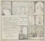 Joseph Dall'Armi, Prospetto del Conclave nel palazzo del Quirinale, Lithograph