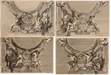 Johann Daniel Herz the Elder, Frescoes in the Palazzo Doria Pamhilij in Piazza Navona, after Pietro da Cortona, Set of four engravings. Etching