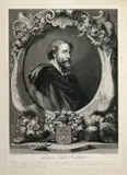 Jean Audran, Portrait of Pierre Paul Rubens, after Anton van Dyck, Etching and engraving