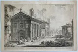 Veduta del Tempio della Fortuna virile by Giovanni Battista Piranesi, Etching, offered Apr 2026