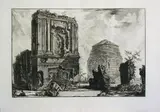 Veduta del Sepolcro di Pisone Liciniano su l'antica via Appia by Giovanni Battista Piranesi, Etching, offered Apr 2026