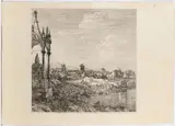 The Bishop's Tomb by Giovanni Antonio Canal detto il Canaletto, From Vedute altre prese da i luoghi altre ideate da Antonio Canal . Etching, offered Apr 2026