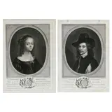 Jean Baptiste Michel, David Teniers | Catherine Breughel, after David Teniers, Set of two prints. Etching and stipple