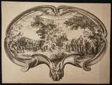 Charles-Nicolas Cochin, Le thrionfé de David, Etching and engraving