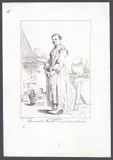Giovanni David, La cuisinière, 1775, Etching