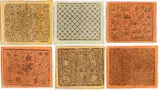 Paul Reimund, Endpapers (Buntpapier), Set of six endpapers. Woodcut