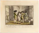 Giuseppe Piattoli, Proverbi toscani espressi in figura da Giuseppe Piattoli pittore fiorentino, 1788, Set of five plates from Proverbi toscani espressi in figura da Giuseppe Piattoli pittore fiorentino