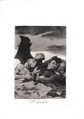 Francisco Goya, Se repulen, 1799, Plate no.