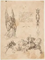 Alois Senefelder, L'Art de la Lithographie: Drawings after Albrecht Durer, 1808, Plate V from Collection de Plusieurs essais en Dessins et Gravures... de la lithographie . Lithograph
