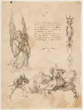 Alois Senefelder, L'Art de la Lithographie: Drawings after Albrecht Durer, 1808, Plate V from Collection de Plusieurs essais en Dessins et Gravures... de la lithographie . Lithograph