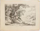 Hendrik Voogd, Cappuccini d'Albano, Lithograph