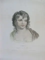 Emira by Antonio Conte, Stipple engraving, offered Apr 2026