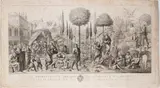 Carlo Lasinio, Sacrifice of Isaac, after Benozzo Gozzoli, Etching