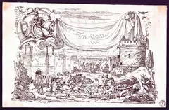 Franz Nadorp, Tor Chasse 1844, Lithograph