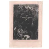Adolphe Lalauze, Witchcraft scene, Etching