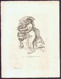Pierre-Auguste Renoir, Femme au cep de vigne, 1904, Lithograph
