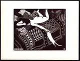 Félix Vallotton, La paresse, 1896, Woodcut