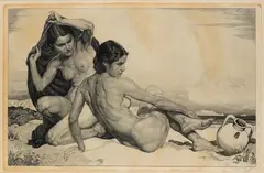 Sigmund Lipinsky, Nostalgia, Etching and engraving