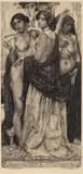 Sigmund Lipinsky, The Fates, 1914, Etching