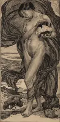 Sigmund Lipinsky, Pandora, Etching