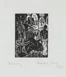 Christian Schad, Resolution, 1917, Woodcut