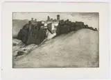 Bruno Croatto, Narni, 1912, Etching and aquatint