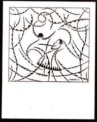 Thayaht, Dynamism of dancers, 1922, Woodcut