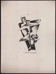 Lo scafandro dello spazio by Mino Delle Site, 1933, Etching, offered Apr 2026