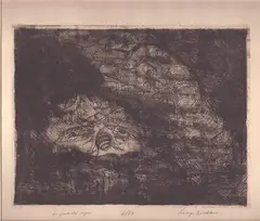 Luigi Bartolini, La fine dei sogni (Eppoi si muore), 1939, Etching and aquatint