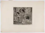 Benvenuto Maria Disertori, Il muro, Etching and engraving