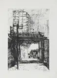 Renzo Vespignani, Untitled, 1958, Etching