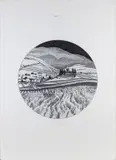 Federica Galli, Winter landscape, Etching