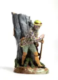 Jacob Petit, Porcelain sculpture depicting a young hunter, produced by the renowned Jacob Petit manufactory